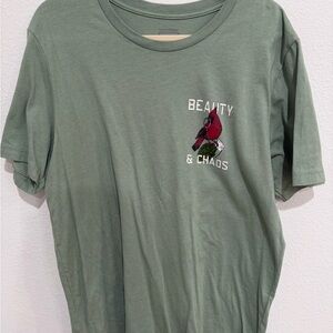 Tango Charlie Beauty & Chaos Green Short Sleeve Tee